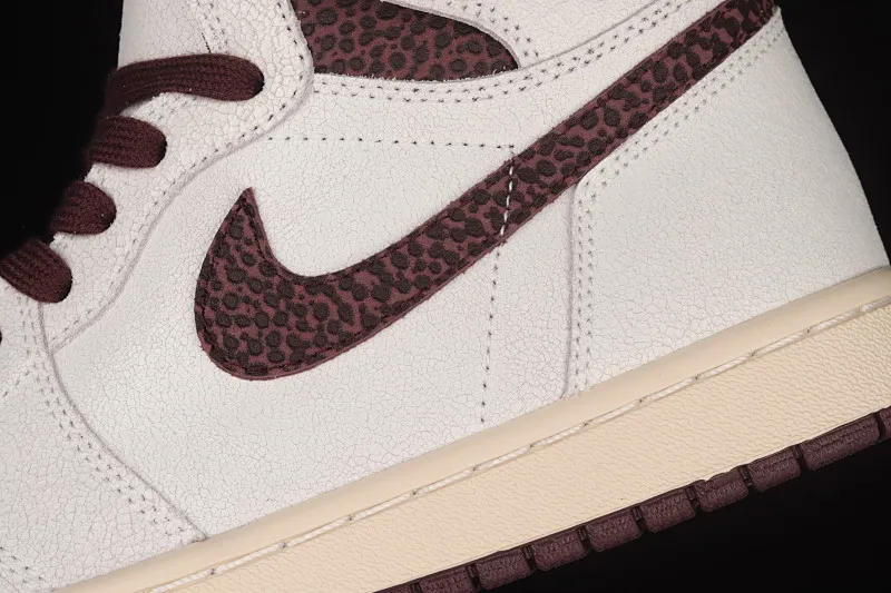 All categories Air Jordan Jordan series basketball shoes Air Jordan 1 High X version A Ma Maniere x Air Jordan 1 High OG AJ1 Joe 1 joint model snakeskin pattern high-top basketball shoes DO7097-100